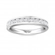 FlyerFit® Platinum Channel  Wedding Band