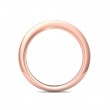 FlyerFit® 14K Pink Gold Channel  Wedding Band