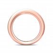 FlyerFit® 18K Pink Gold Channel  Wedding Band