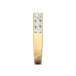 FlyerFit® 18K Yellow Gold Channel  Wedding Band