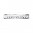 FlyerFit® 18K White Gold Vintage Wedding Band