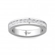 FlyerFit® Platinum Vintage Wedding Band