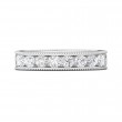 FlyerFit® Platinum Vintage Wedding Band