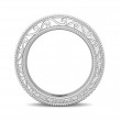 FlyerFit® Platinum Vintage Wedding Band