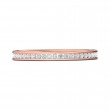 FlyerFit® 14K Pink Gold Eternity Wedding Band