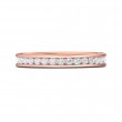 FlyerFit® 14K Pink Gold Eternity Wedding Band