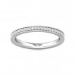 FlyerFit® Platinum Eternity Wedding Band