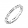 FlyerFit® Platinum Eternity Wedding Band