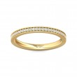 FlyerFit® 14K Yellow Gold Eternity Wedding Band