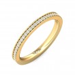 FlyerFit® 14K Yellow Gold Eternity Wedding Band