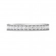 FlyerFit® 14K White Gold Eternity Wedding Band