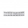 FlyerFit® Platinum Eternity Wedding Band