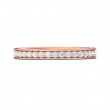 FlyerFit® 18K Pink Gold Eternity Wedding Band