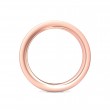 FlyerFit® 18K Pink Gold Eternity Wedding Band