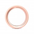 FlyerFit® 14K Pink Gold Eternity Wedding Band