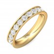 FlyerFit® 14K Yellow Gold Eternity Wedding Band