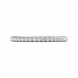 FlyerFit® 18K White Gold Eternity Wedding Band