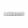 FlyerFit® 14K White Gold Eternity Wedding Band