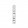 FlyerFit® 14K White Gold Eternity Wedding Band