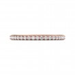 FlyerFit® 14K Pink Gold Eternity Wedding Band