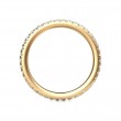 FlyerFit® 14K Yellow Gold Eternity Wedding Band