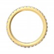 FlyerFit® 14K Yellow Gold Eternity Wedding Band