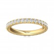 FlyerFit® 14K Yellow Gold Eternity Wedding Band