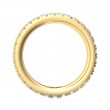 FlyerFit® 14K Yellow Gold Eternity Wedding Band