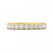 FlyerFit® 18K Yellow Gold Eternity Wedding Band