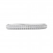 FlyerFit® 18K White Gold Eternity Wedding Band