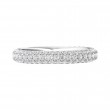 FlyerFit® Platinum Eternity Wedding Band