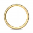 FlyerFit® 14K Yellow Gold Eternity Wedding Band