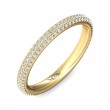 FlyerFit® 14K Yellow Gold Eternity Wedding Band