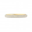 FlyerFit® 18K Yellow Gold Eternity Wedding Band