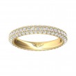 FlyerFit® 14K Yellow Gold Eternity Wedding Band