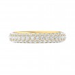 FlyerFit® 14K Yellow Gold Eternity Wedding Band