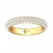 FlyerFit® 14K Yellow Gold Eternity Wedding Band