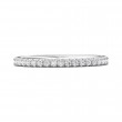 FlyerFit® 14K White Gold Eternity Wedding Band