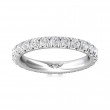 FlyerFit® Platinum Eternity Wedding Band