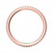 FlyerFit® 14K Pink Gold Eternity Wedding Band