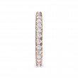 FlyerFit® 18K Pink Gold Eternity Wedding Band