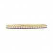 FlyerFit® 14K Yellow Gold Eternity Wedding Band