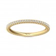 FlyerFit® 14K Yellow Gold Eternity Wedding Band