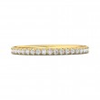 FlyerFit® 14K Yellow Gold Eternity Wedding Band