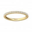 FlyerFit® 14K Yellow Gold Eternity Wedding Band