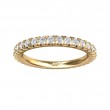 FlyerFit® 14K Yellow Gold Eternity Wedding Band