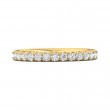 FlyerFit® 18K Yellow Gold Eternity Wedding Band