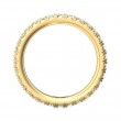 FlyerFit® 18K Yellow Gold Eternity Wedding Band