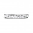 FlyerFit® Platinum Micropave Bead Set Wedding Band