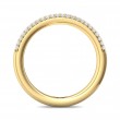 FlyerFit® 14K Yellow Gold Micropave Wedding Band